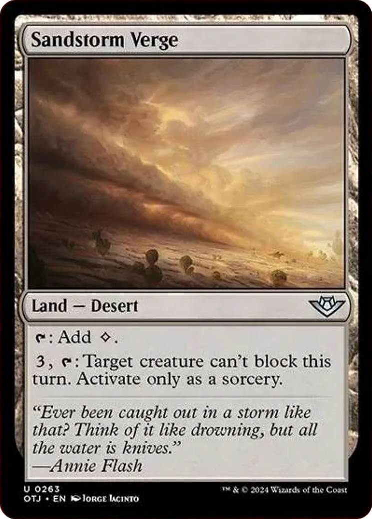 Sandstorm Verge [Outlaws of Thunder Junction] - Destination Retro