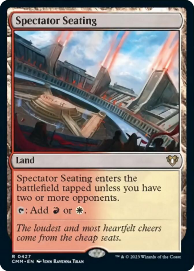 Spectator Seating [Commander Masters] - Destination Retro
