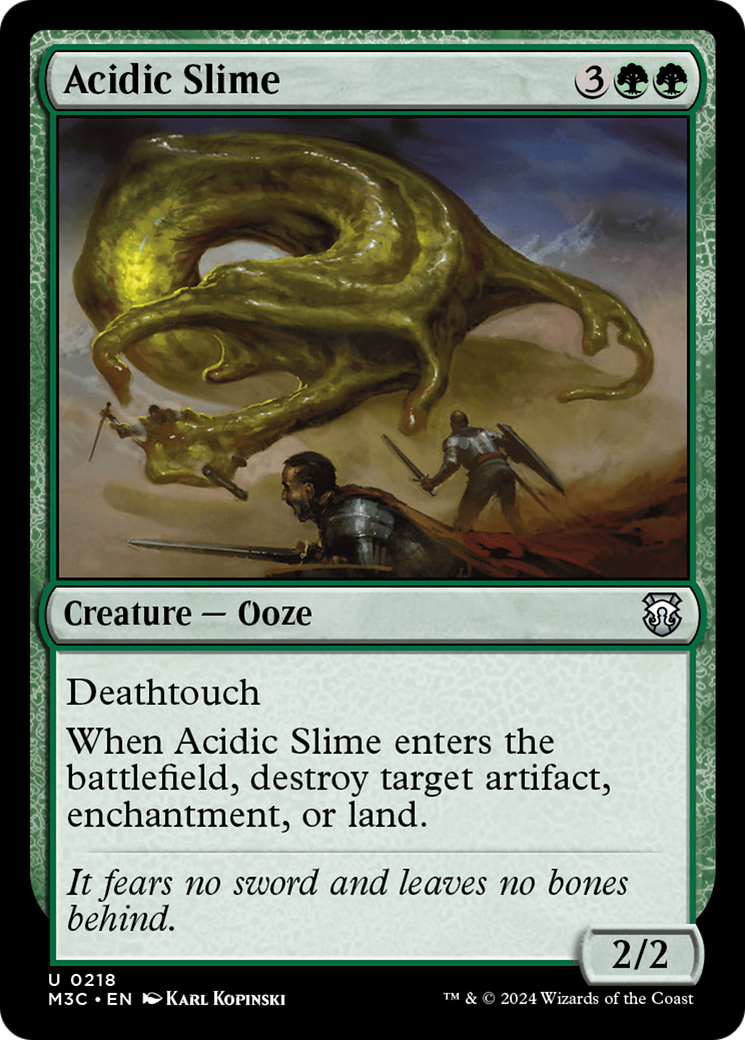 Acidic Slime (Ripple Foil) [Modern Horizons 3 Commander] - Destination Retro