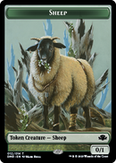 Goblin // Sheep Double-Sided Token [Dominaria Remastered Tokens] - Destination Retro