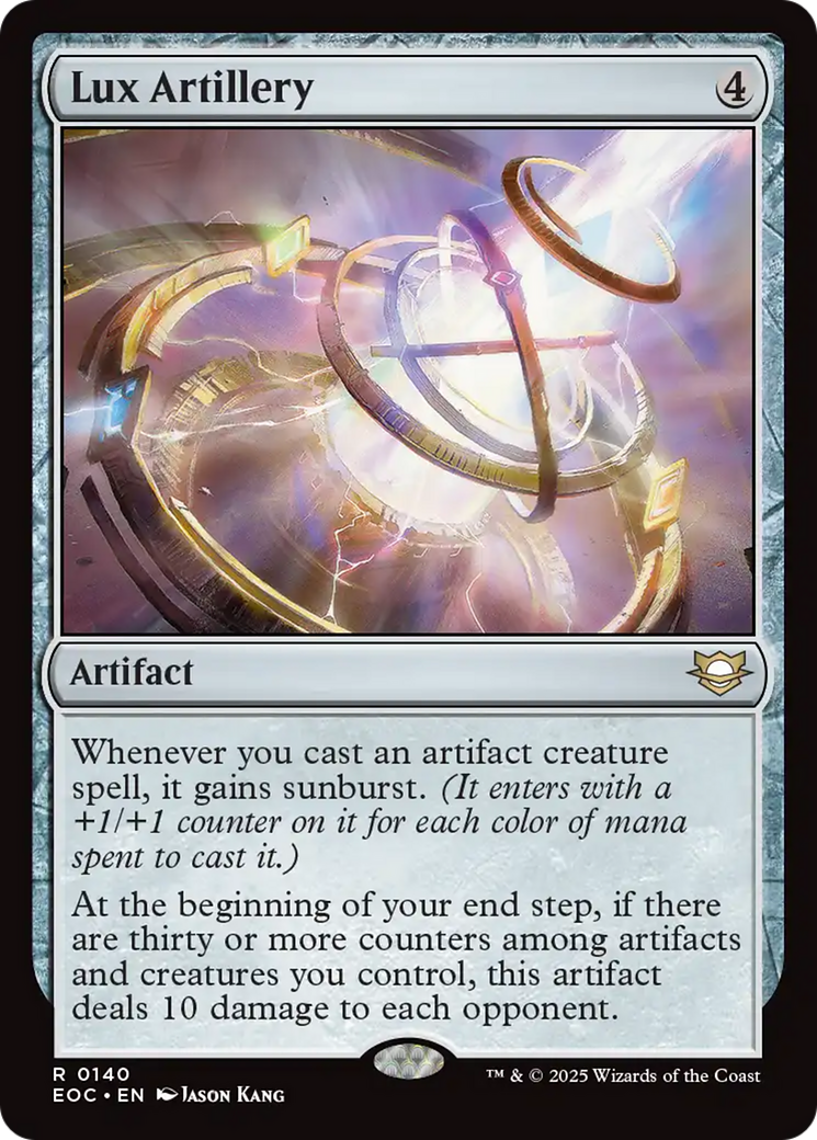 Lux Artillery [Edge of Eternities Commander] - Destination Retro