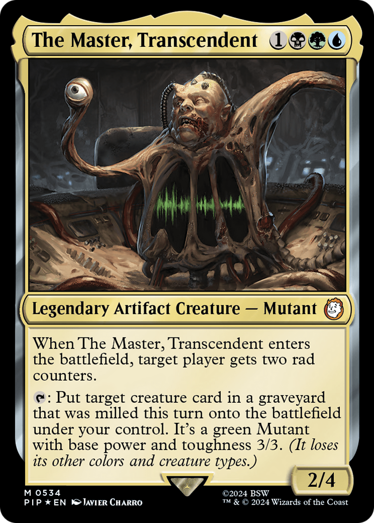 The Master, Transcendent (Surge Foil) [Fallout] - Destination Retro