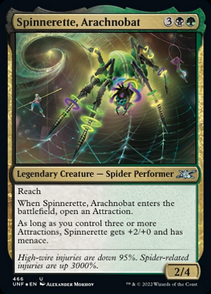 Spinnerette, Arachnobat (Galaxy Foil) [Unfinity] - Destination Retro