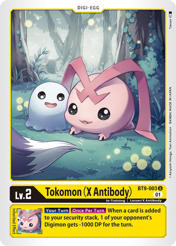 Tokomon (X Antibody) [BT9-003] [X Record] - Destination Retro