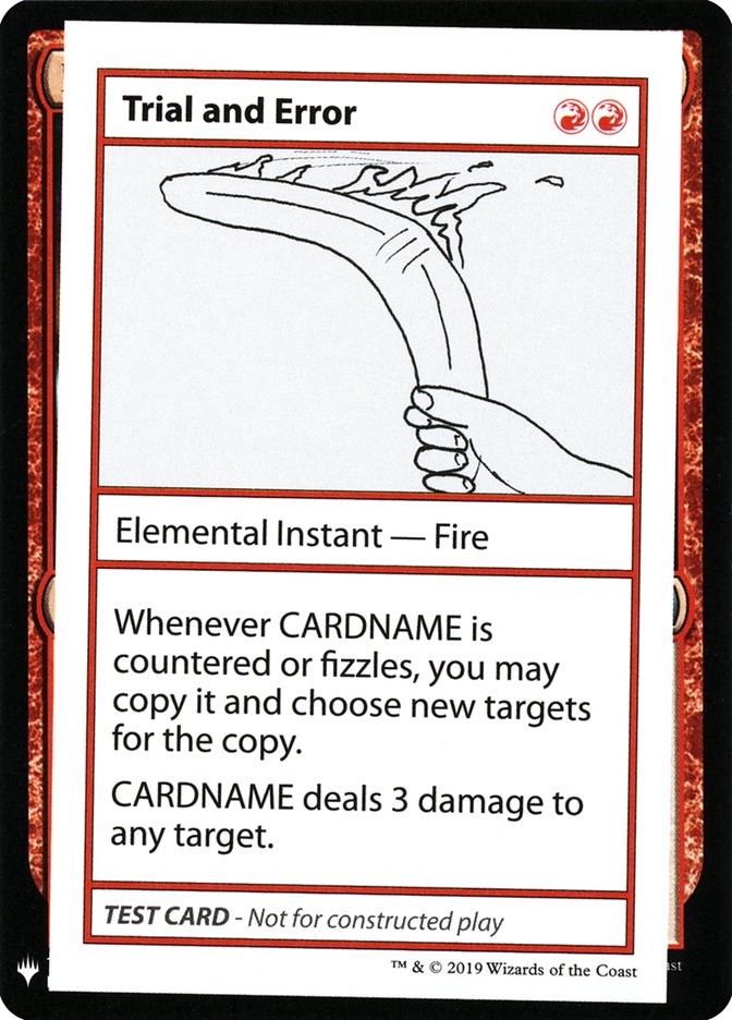 Trial and Error [Mystery Booster Playtest Cards] - Destination Retro