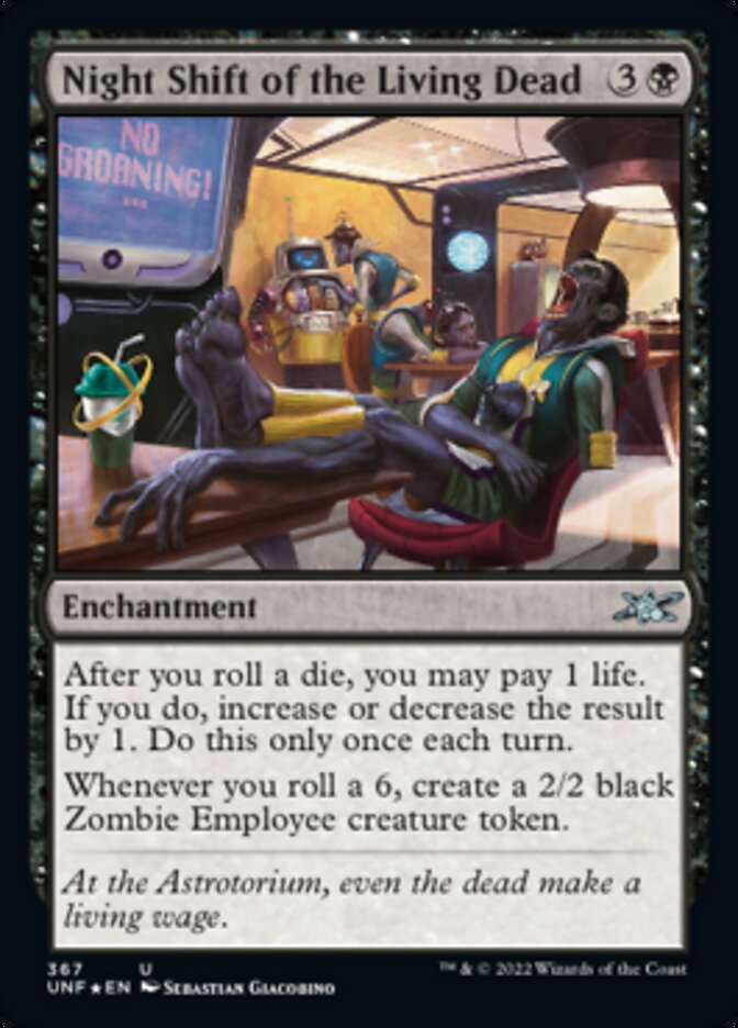 Night Shift of the Living Dead (Galaxy Foil) [Unfinity] - Destination Retro