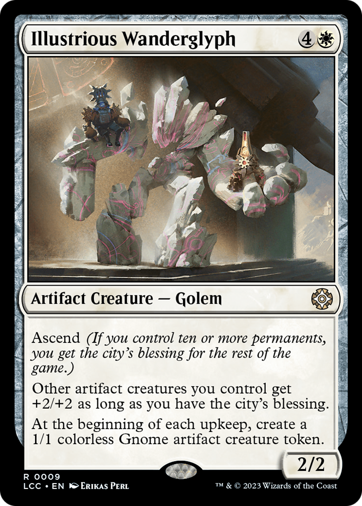 Illustrious Wanderglyph [The Lost Caverns of Ixalan Commander] - Destination Retro