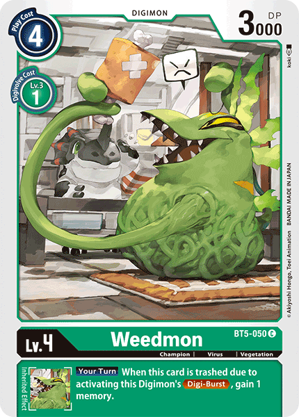 Weedmon [BT5-050] [Battle of Omni] - Destination Retro