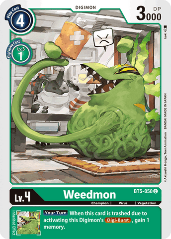 Weedmon [BT5-050] [Battle of Omni] - Destination Retro