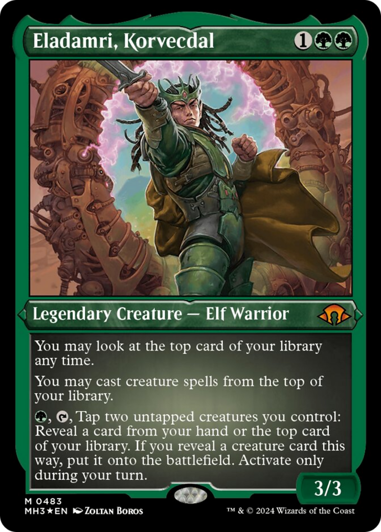 Eladamri, Korvecdal (Foil Etched) [Modern Horizons 3] - Destination Retro