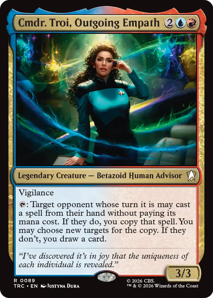 Cmdr. Troi, Outgoing Empath [Star Trek Commander] - Destination Retro