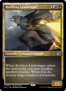 Ruthless Lawbringer (Promo Pack) [Outlaws of Thunder Junction Promos] - Destination Retro