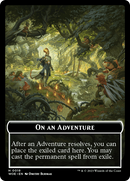 On an Adventure Emblem [Wilds of Eldraine Tokens] - Destination Retro