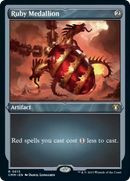 Ruby Medallion (Foil Etched) [Commander Masters] - Destination Retro