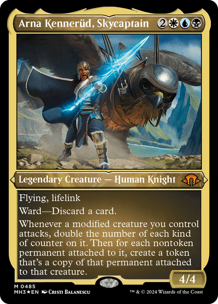 Arna Kennerud, Skycaptain (Foil Etched) [Modern Horizons 3] - Destination Retro
