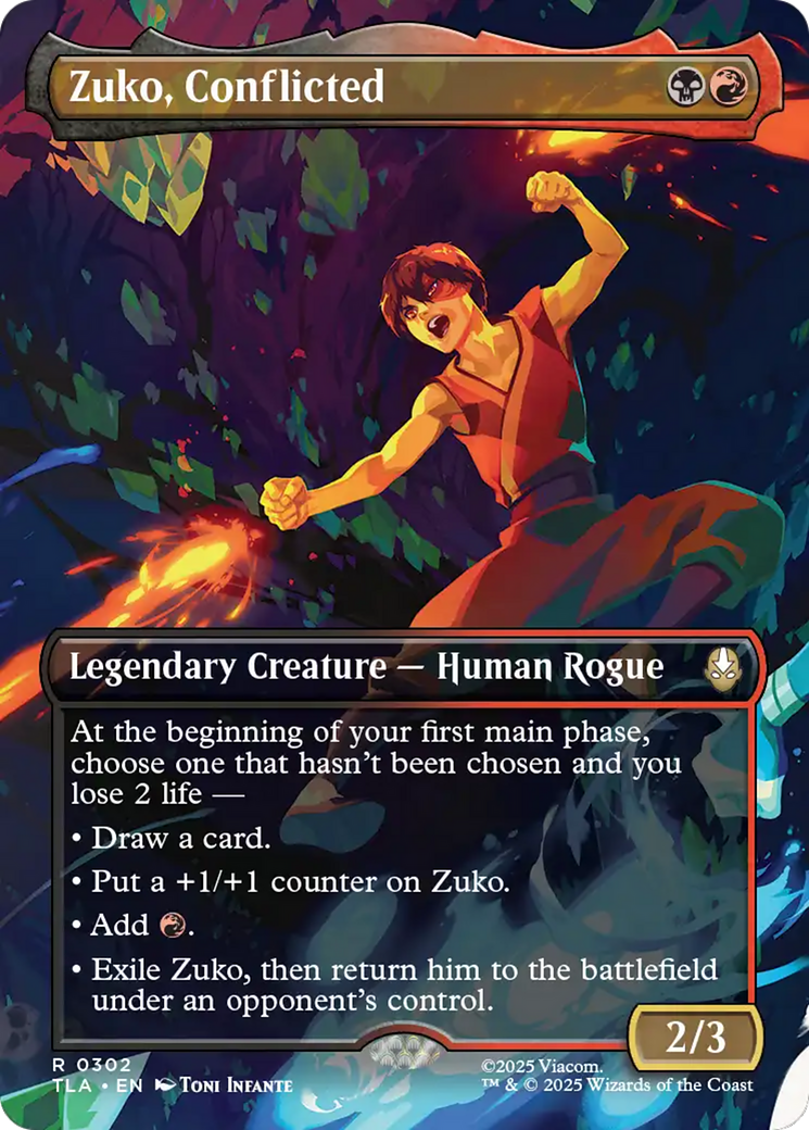 Zuko, Conflicted (Borderless) [Avatar: The Last Airbender] - Destination Retro