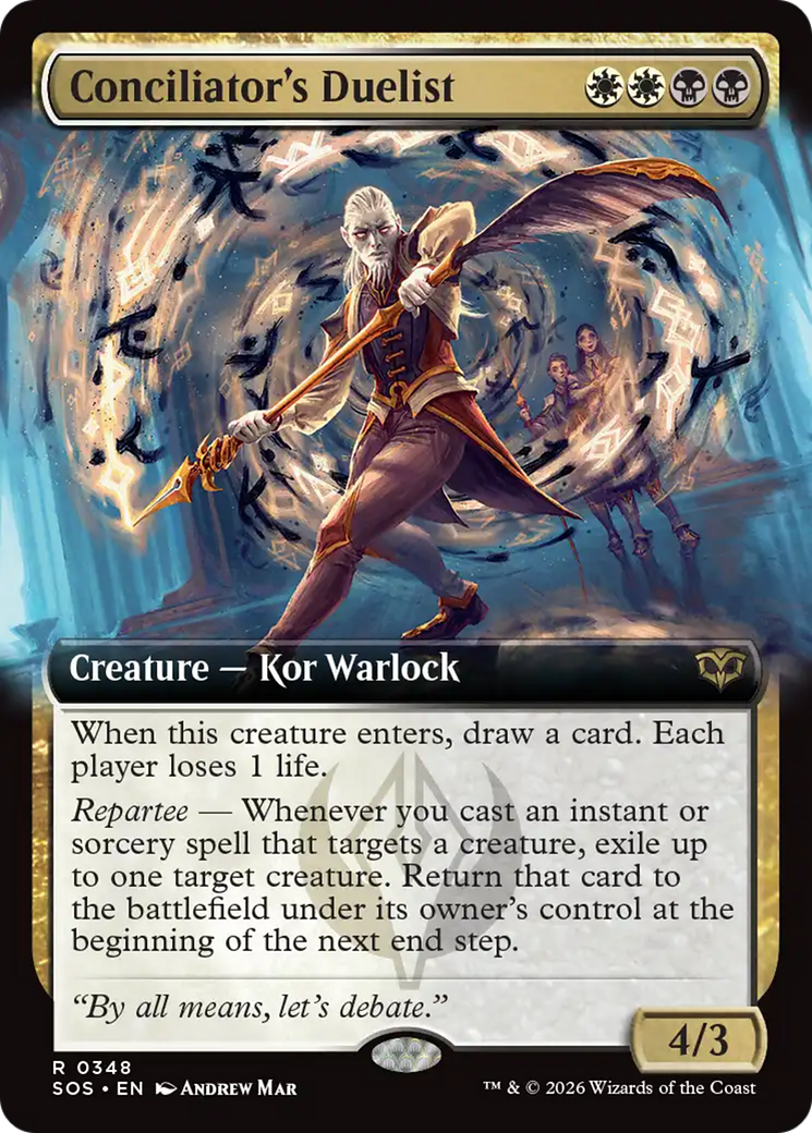 Conciliator's Duelist (Extended Art) [Secrets of Strixhaven] - Destination Retro