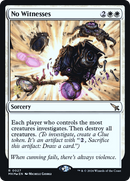 No Witnesses [Murders at Karlov Manor Prerelease Promos] - Destination Retro