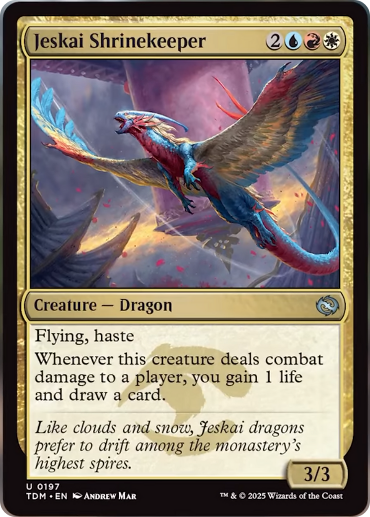 Jeskai Shrinekeeper [Tarkir: Dragonstorm] - Destination Retro