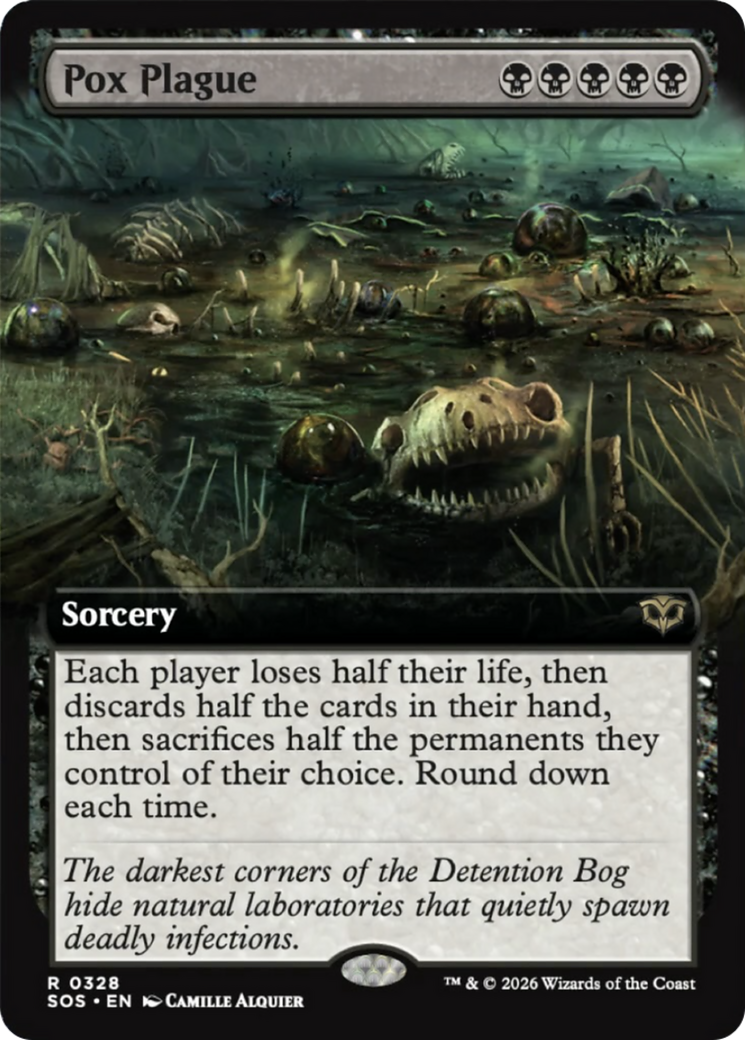 Pox Plague (Extended Art) [Secrets of Strixhaven] - Destination Retro
