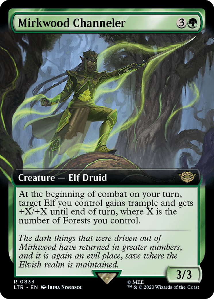Mirkwood Channeler (Extended Art) [The Lord of the Rings: Tales of Middle-Earth] - Destination Retro