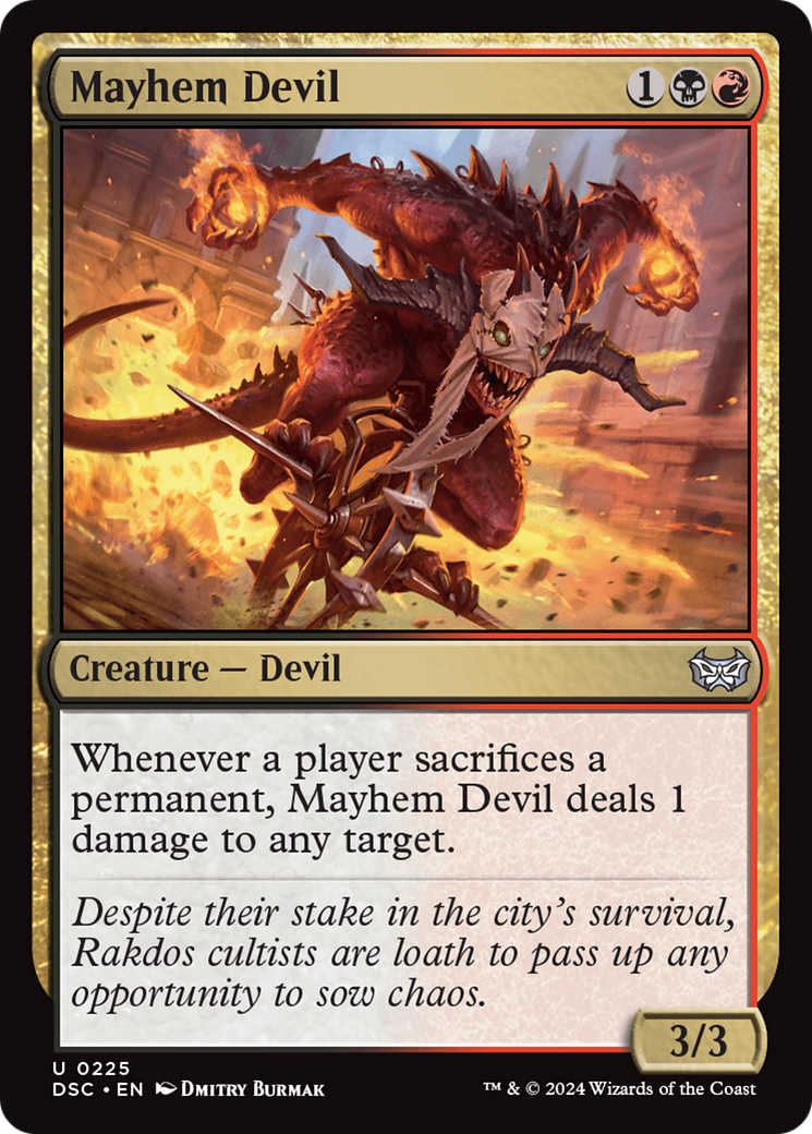 Mayhem Devil [Duskmourn: House of Horror Commander] - Destination Retro