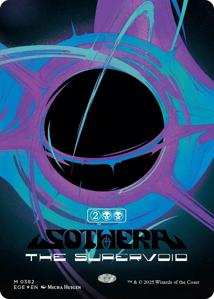 Sothera, the Supervoid (Singularity Foil) [Edge of Eternities] - Destination Retro
