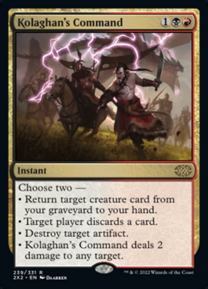 Kolaghan's Command [Double Masters 2022] - Destination Retro
