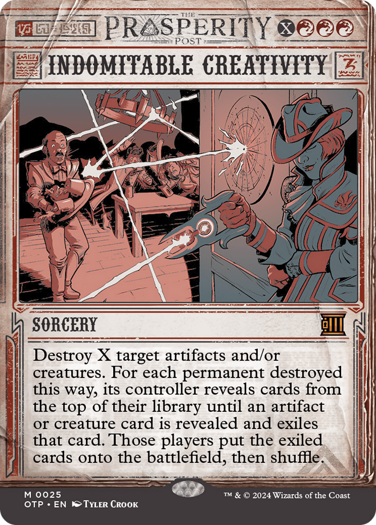 Indomitable Creativity [Outlaws of Thunder Junction: Breaking News] - Destination Retro
