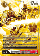Shoutmon X7: Superior Mode [BT12-112] (Alternate Art - Gold) [Across Time] - Destination Retro