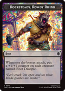 Rocksteady, Rowdy Rhino [Teenage Mutant Ninja Turtles Commander Tokens] - Destination Retro