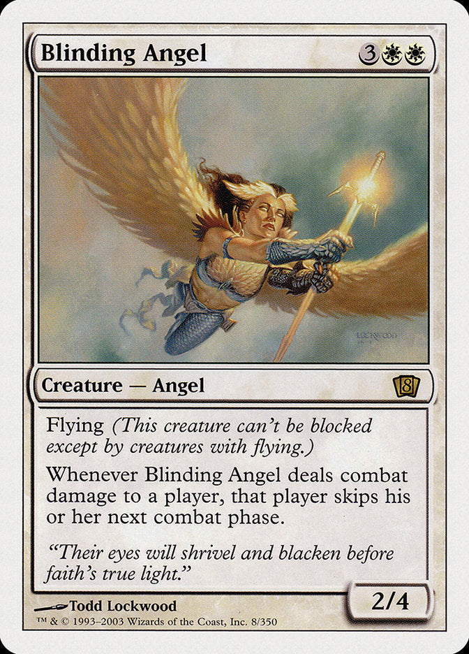 Blinding Angel (8th Edition) [Oversize Cards] - Destination Retro