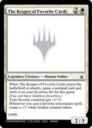 The Keeper of Favorite Cards [Unknown Event] - Destination Retro
