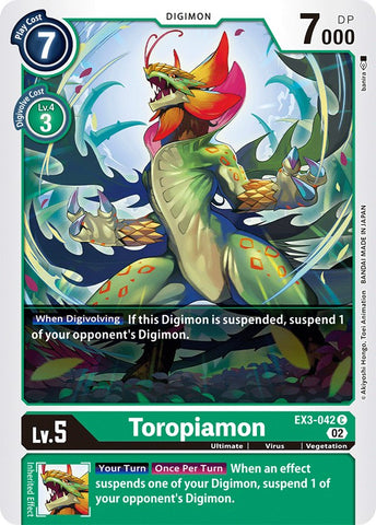Toropiamon [EX3-042] [Draconic Roar] - Destination Retro