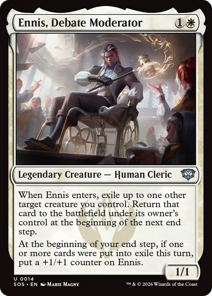 Ennis, Debate Moderator [Secrets of Strixhaven] - Destination Retro