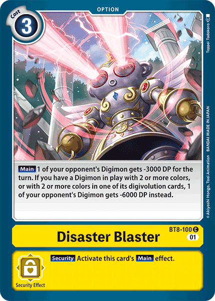 Disaster Blaster [BT8-100] [New Awakening] - Destination Retro