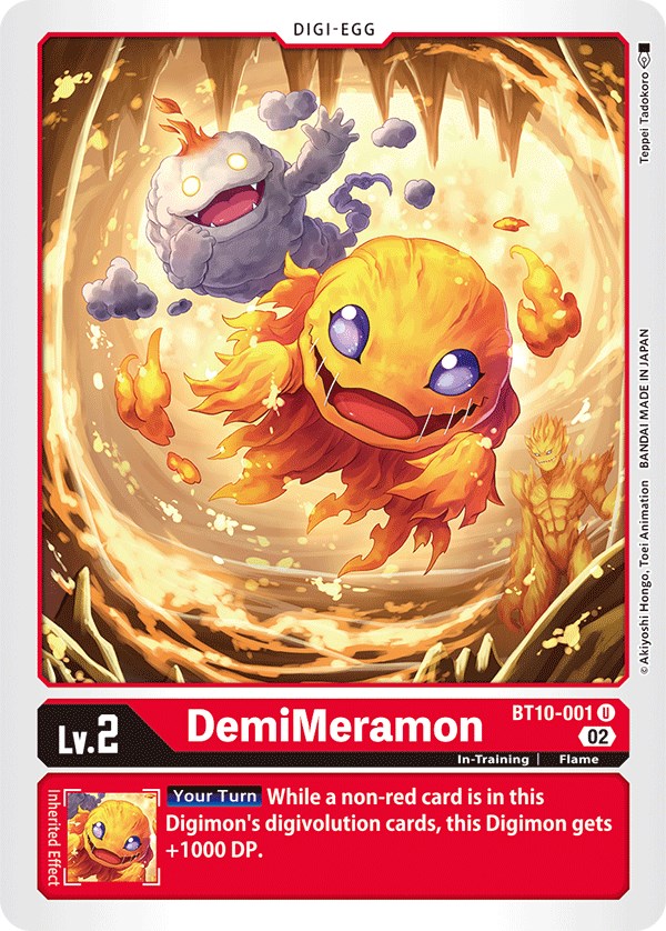 Demimeramon [BT10-001] [Xros Encounter] - Destination Retro