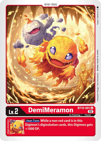 Demimeramon [BT10-001] [Xros Encounter] - Destination Retro