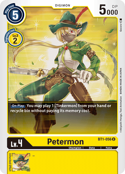 Petermon [BT1-056] [Release Special Booster Ver.1.0] - Destination Retro