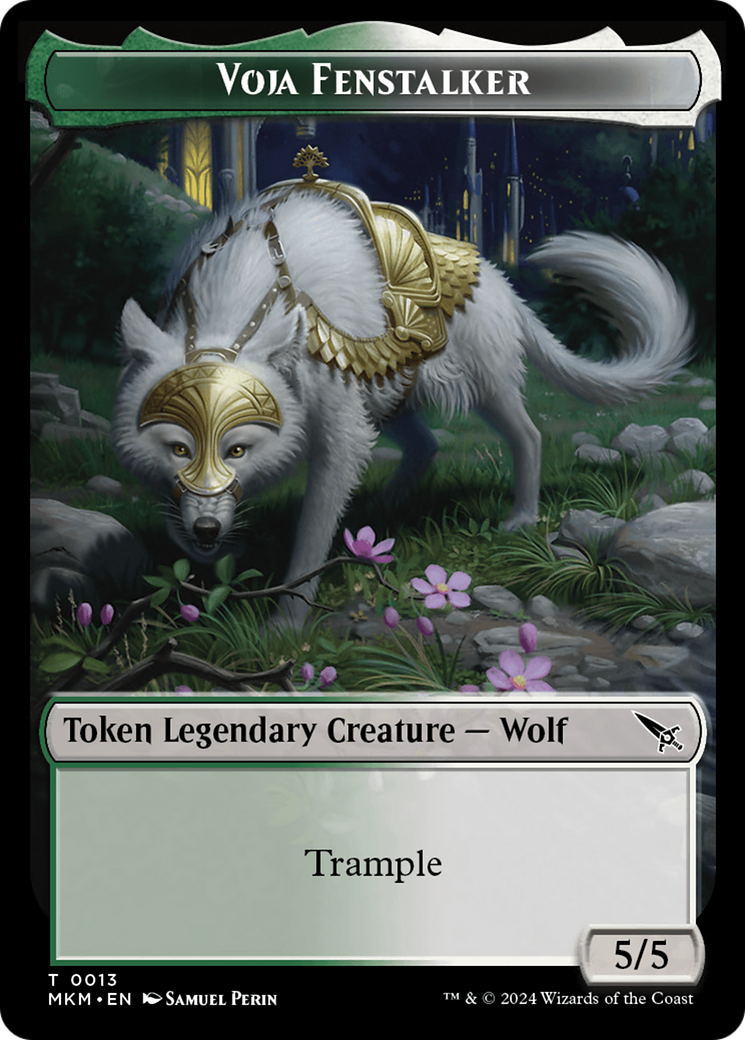 Voja Fenstalker Token [Murders at Karlov Manor Tokens] - Destination Retro