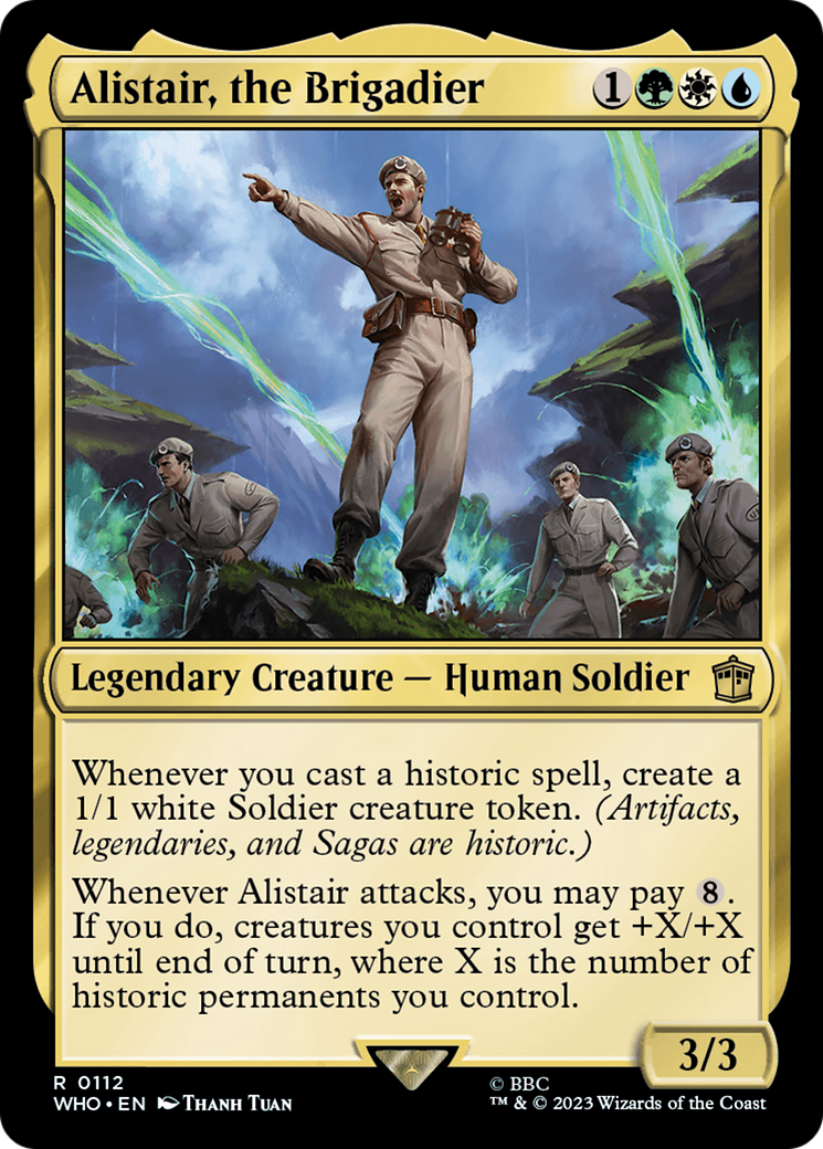 Alistair, the Brigadier [Doctor Who] - Destination Retro
