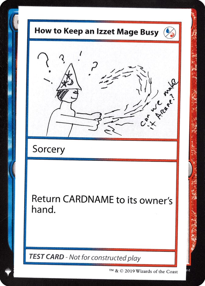 How to Keep an Izzet Mage Busy [Mystery Booster Playtest Cards] - Destination Retro