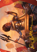 Recruiter of the Guard Art Card (Gold-Stamped Signature) [Modern Horizons 3 Art Series] - Destination Retro