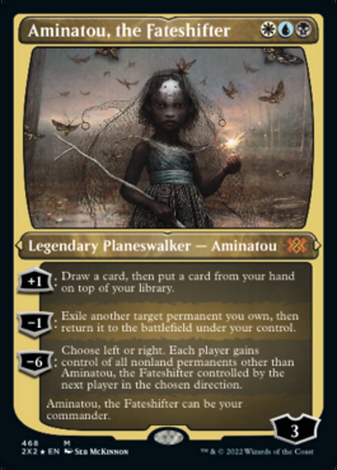 Aminatou, the Fateshifter (Foil Etched) [Double Masters 2022] - Destination Retro