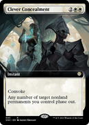 Clever Concealment (Extended Art) [Phyrexia: All Will Be One Commander] - Destination Retro