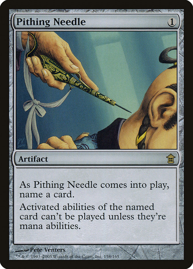 Pithing Needle [Saviors of Kamigawa] - Destination Retro