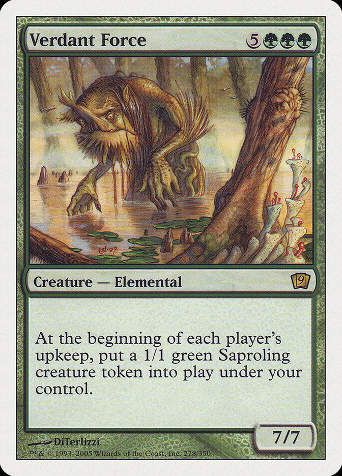 Verdant Force (9th Edition) [Oversize Cards] - Destination Retro