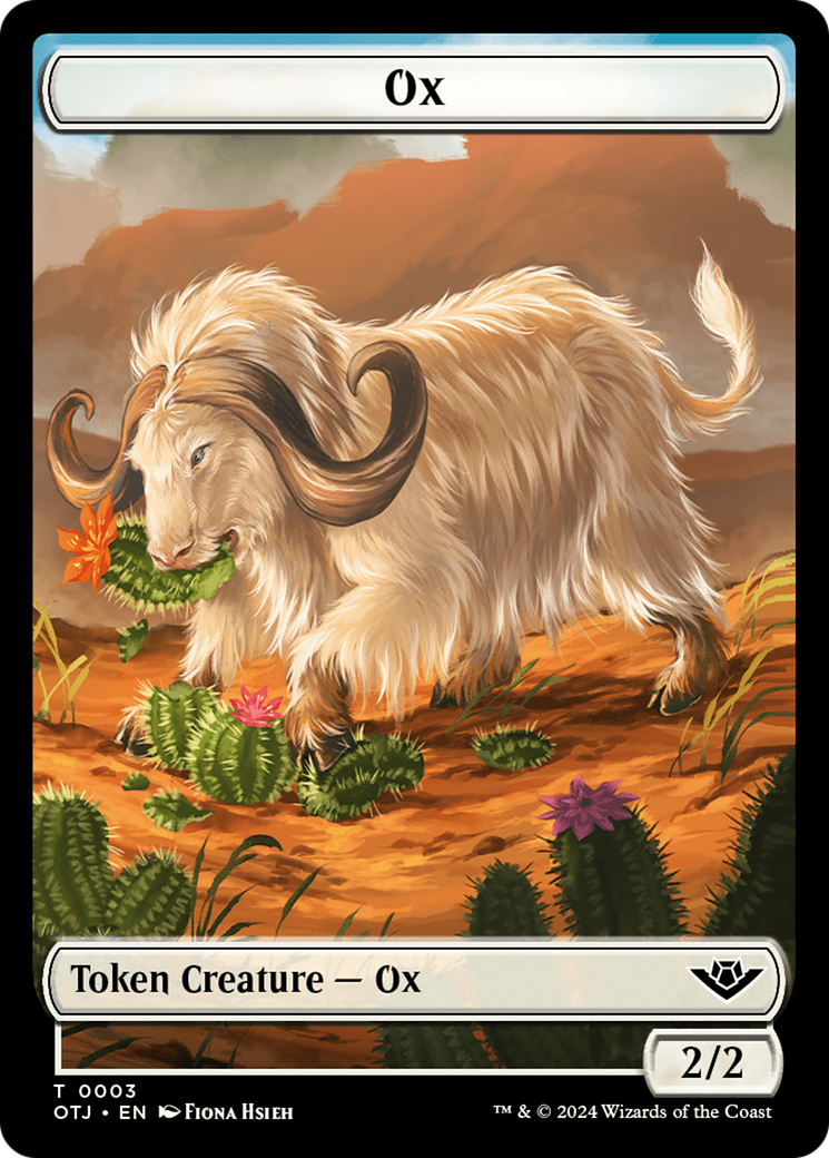 Faerie Rogue // Ox Double-Sided Token [The List] - Destination Retro