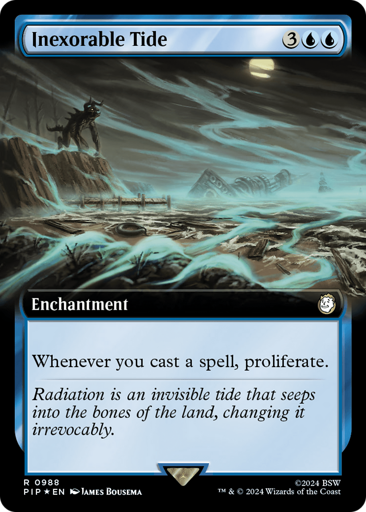 Inexorable Tide (Extended Art) (Surge Foil) [Fallout] - Destination Retro