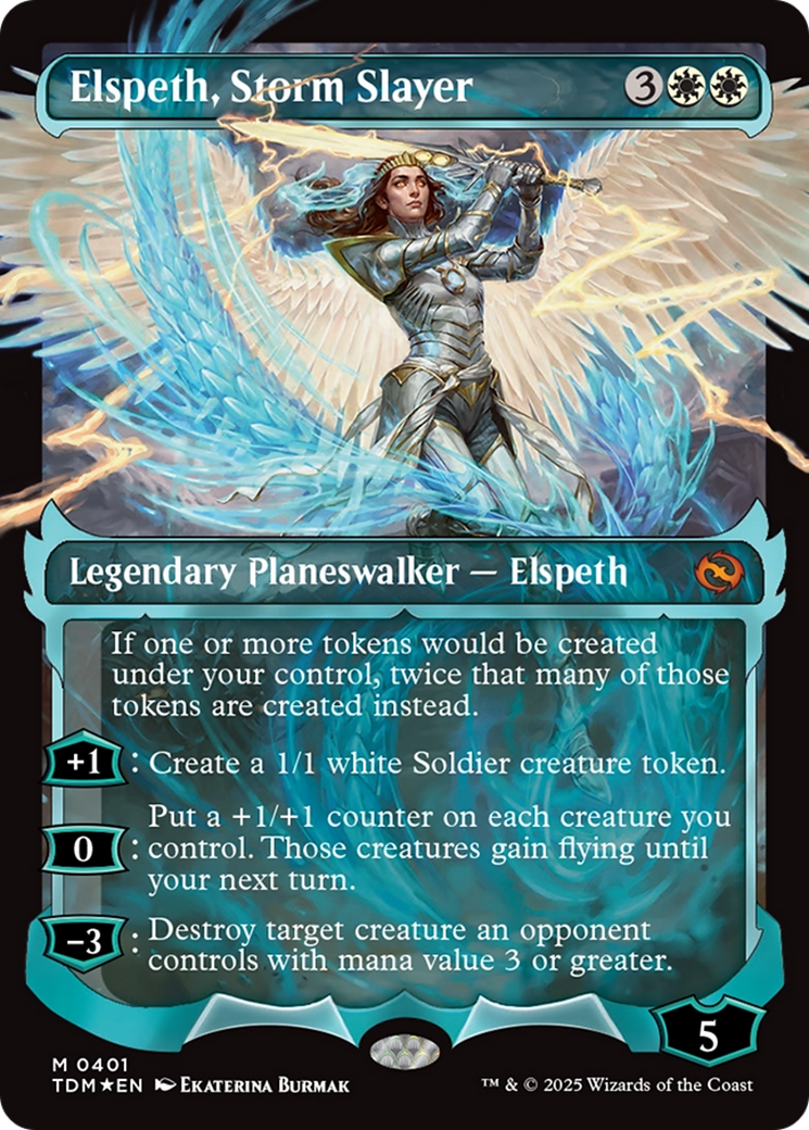Elspeth, Storm Slayer (Showcase) [Tarkir: Dragonstorm] - Destination Retro